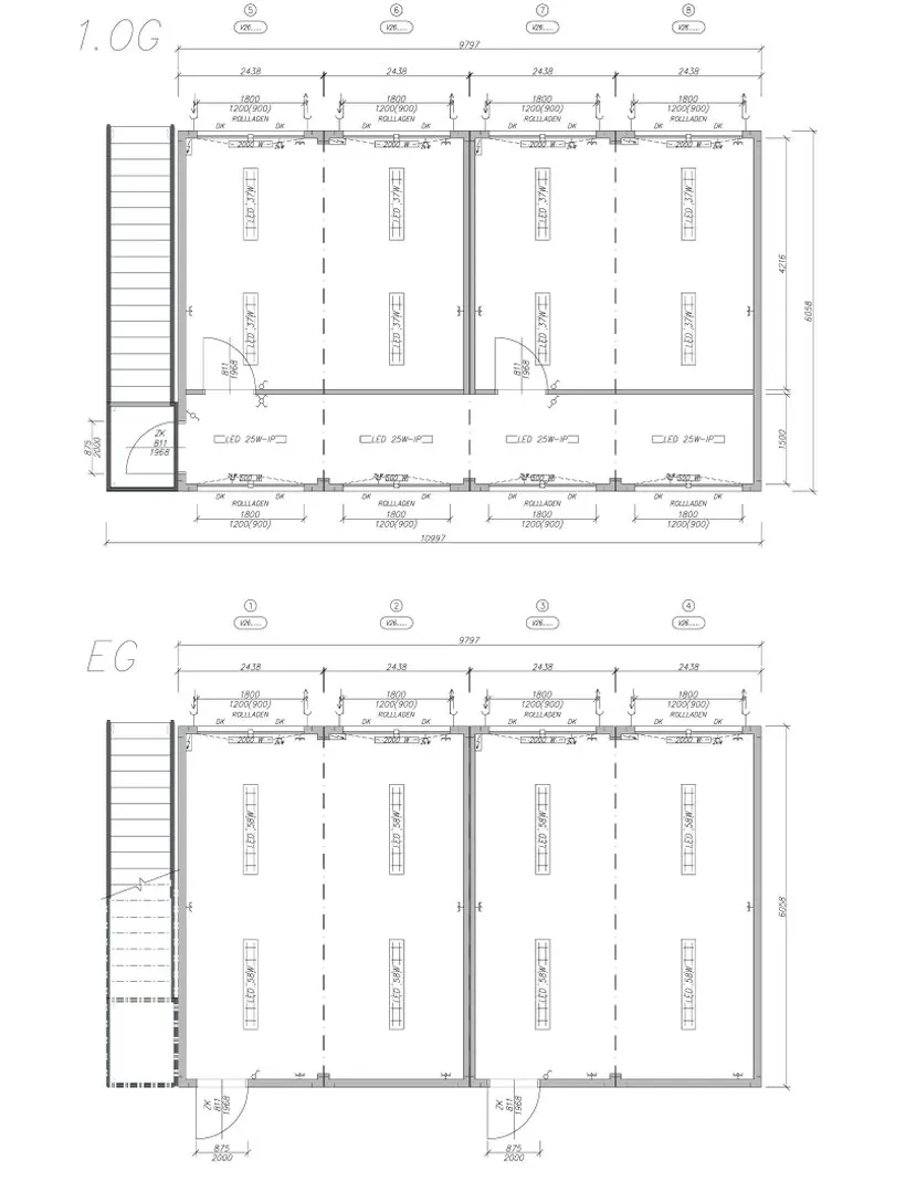 Neue Bürocontaineranlage mit 2 Etagen