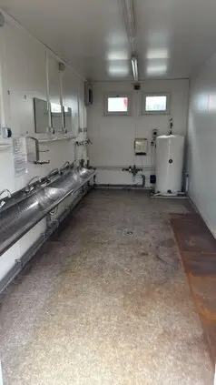 Waschrinnen-Container